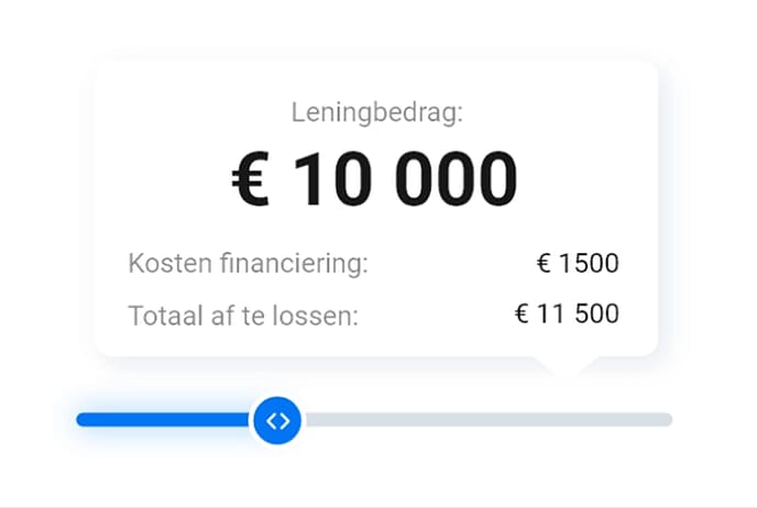 Loans fee input range